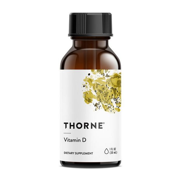 Thorne Research Вітамін D 1000 МО (25 мкг) 30 мл (Vitamin D 1000 IU (25mcg)) 19865-01 фото