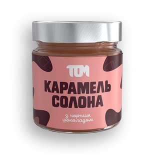 TOM peanut butter Карамель Солона (200 г, чорним шоколадом) 18957-01 фото