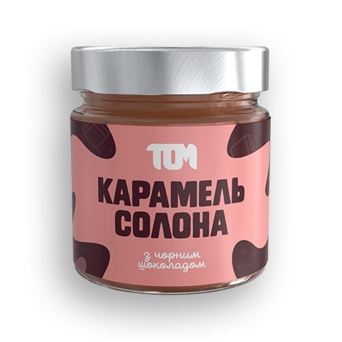 TOM peanut butter Карамель Солона (200 г, чорним шоколадом) 18957-01 фото