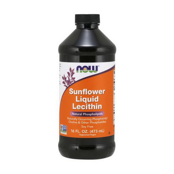 NOW Рідкий Соняшниковий Лецитин, 473 мл (Sunflower Liquid Lecithin) 18460-01 фото