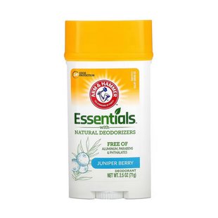 Arm & Hammer Essentials з природними дезодорантами 71 г ягоди ялівцю (Essentials with Natural Deodorizers) 22118-01 фото