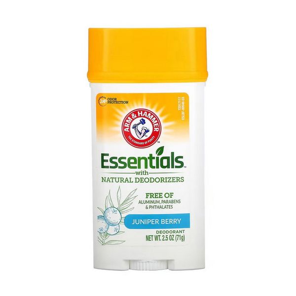 Arm & Hammer Essentials з природними дезодорантами 71 г ягоди ялівцю (Essentials with Natural Deodorizers) 22118-01 фото